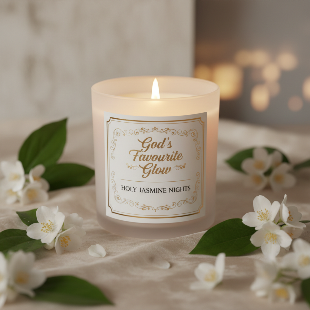 God's Favourite Glow — Holy Jasmine Nights scented candle