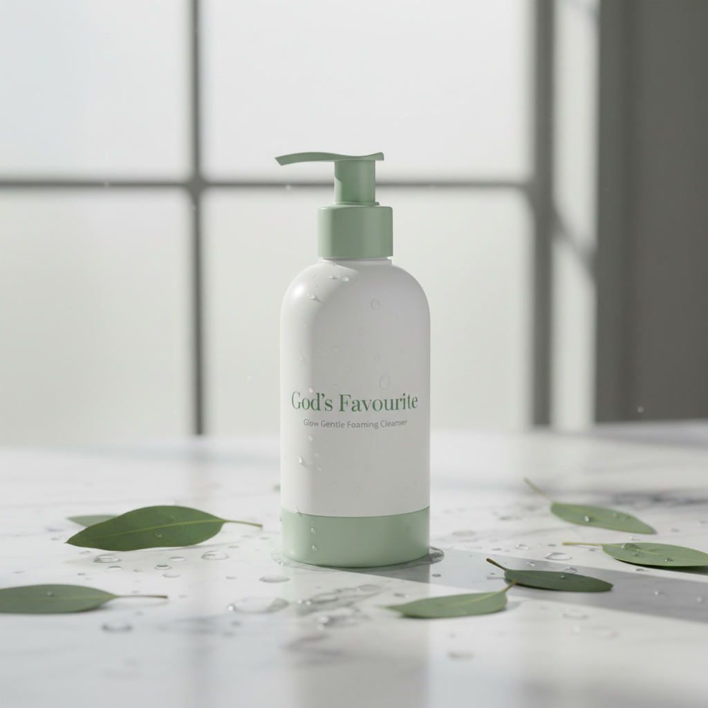 God's Favourite Glow Gentle Foaming Cleanser product shot