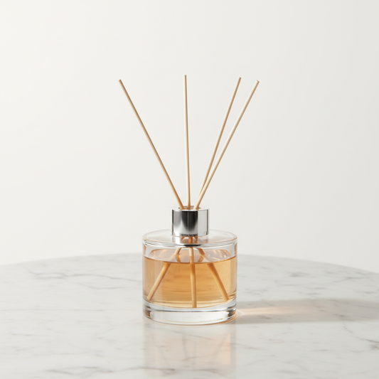 Luxury Reed Diffuser on marble surface