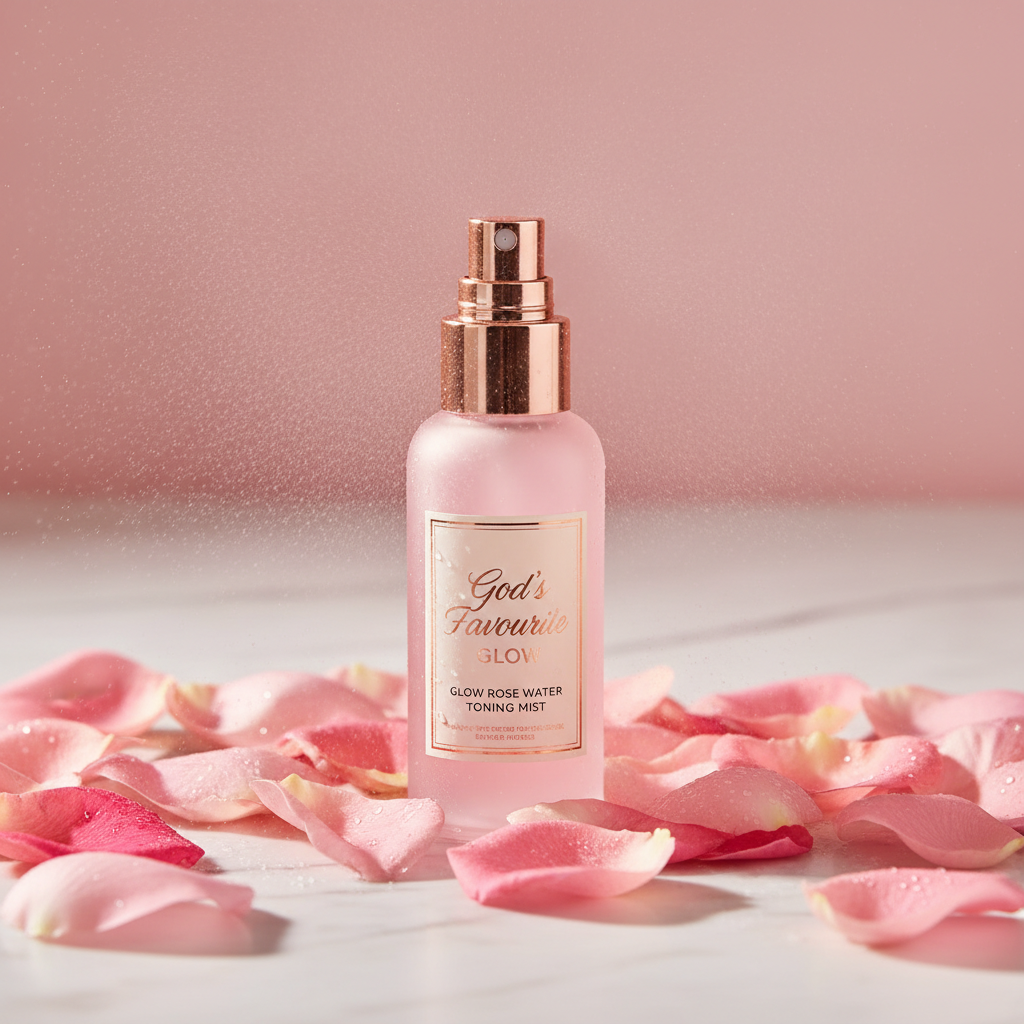 God's Favourite Glow Rose Water Toning Mist product shot